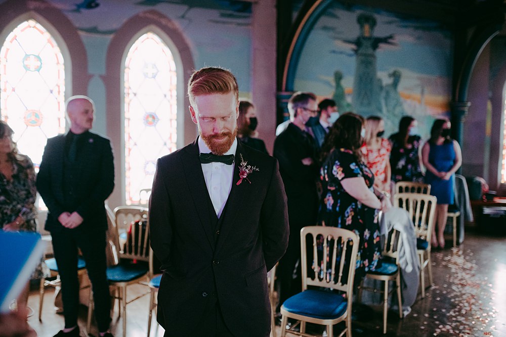 Oran Mor Wedding Pocket Square Photography