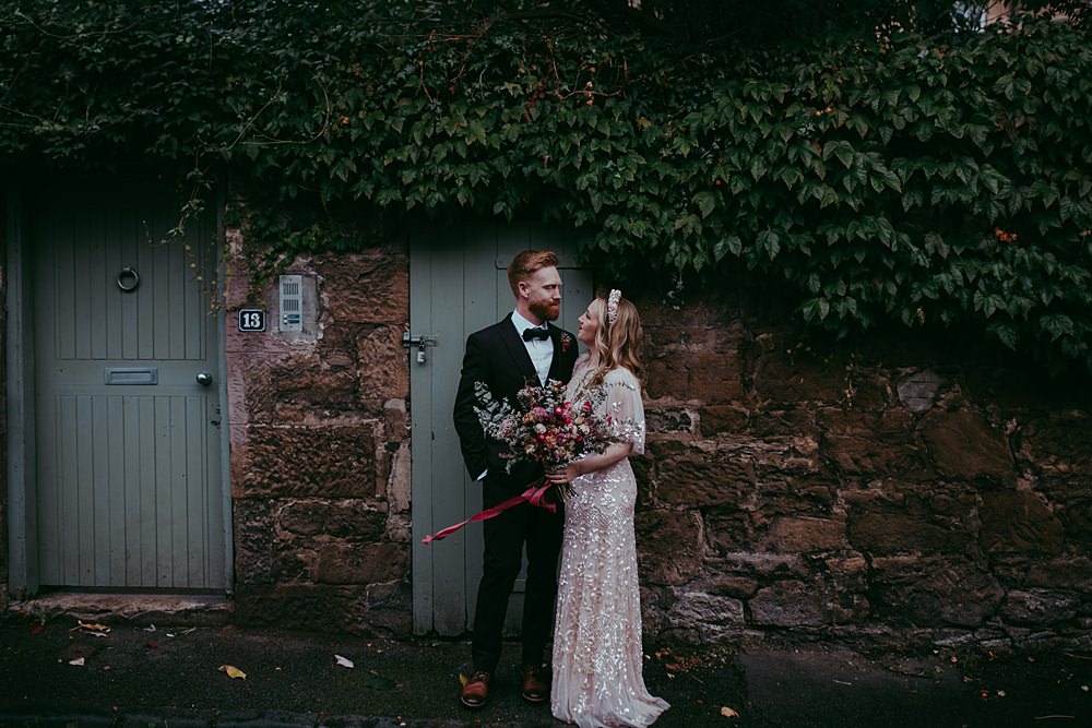 Oran Mor Wedding Pocket Square Photography