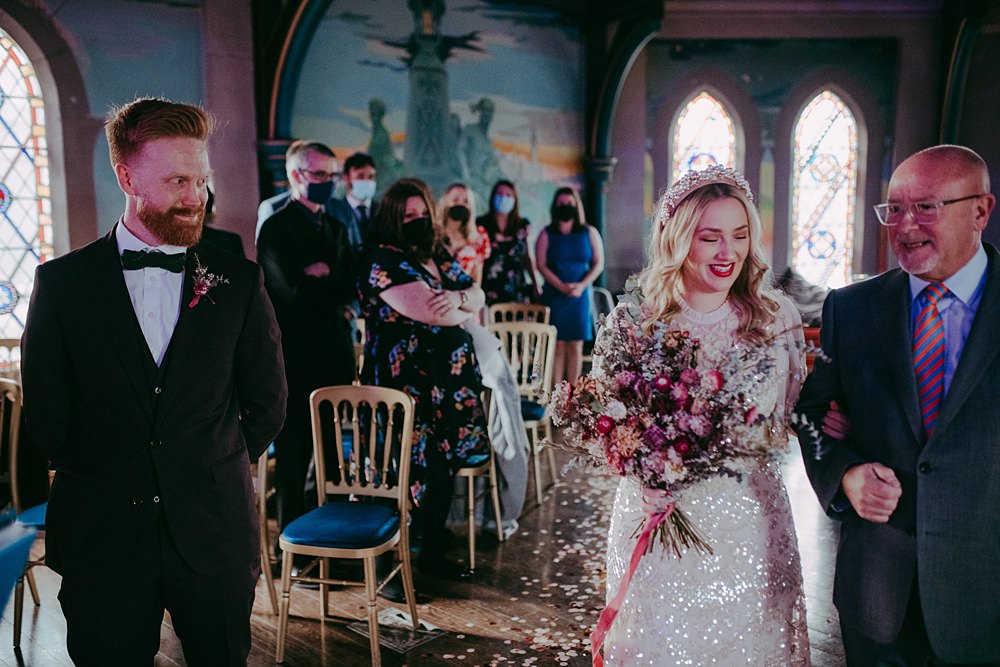 Oran Mor Wedding Pocket Square Photography