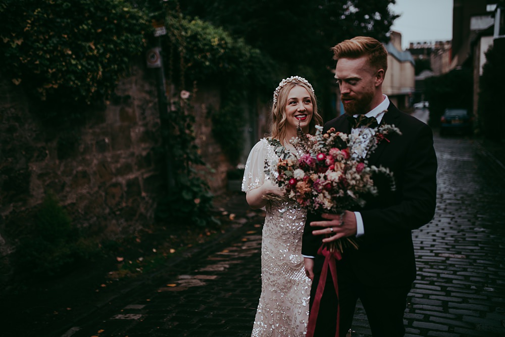 Oran Mor Wedding Pocket Square Photography