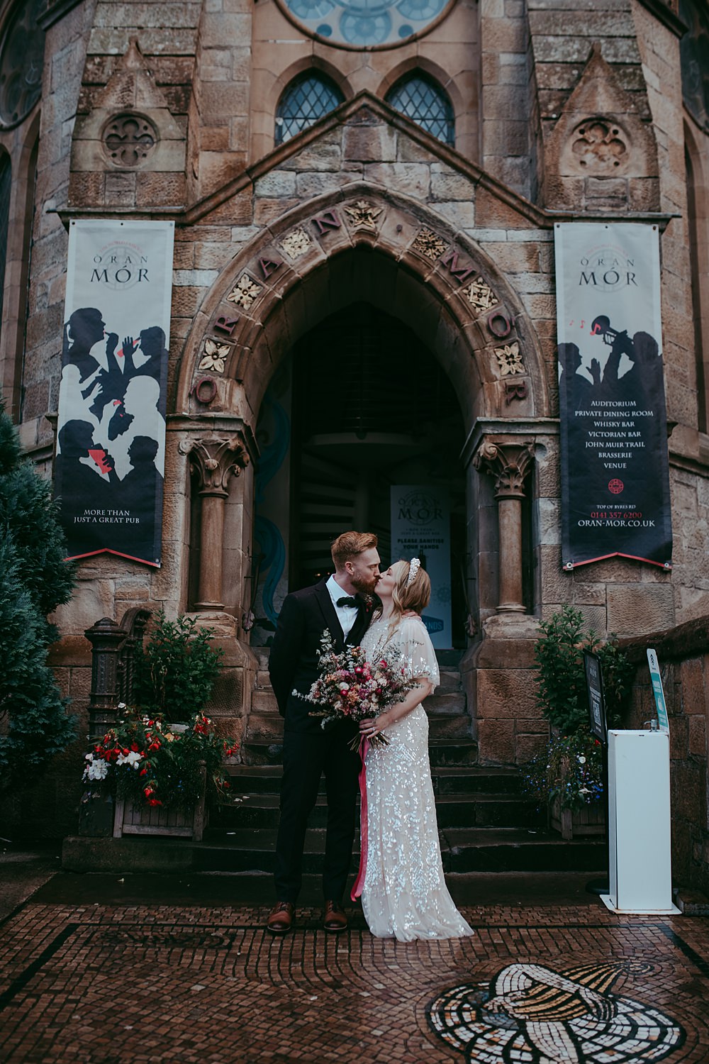 Oran Mor Wedding Pocket Square Photography