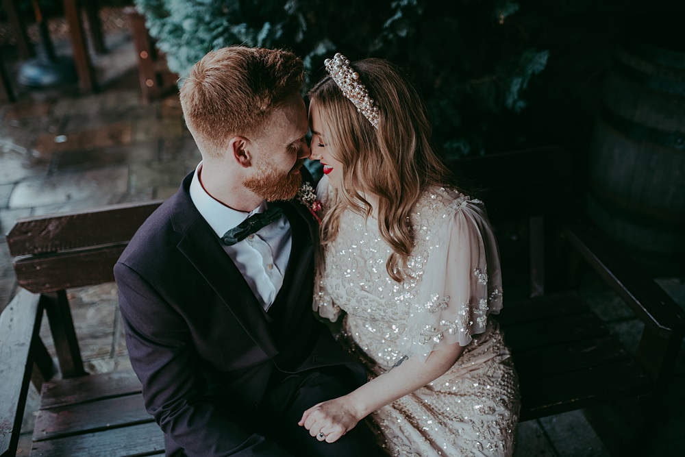 Oran Mor Wedding Pocket Square Photography