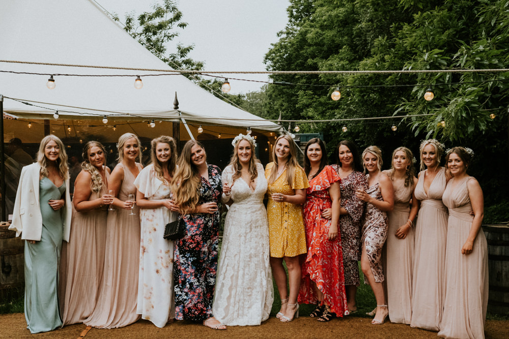 Guest Dresses Small Woodland Wedding Joanna Nicole Photography