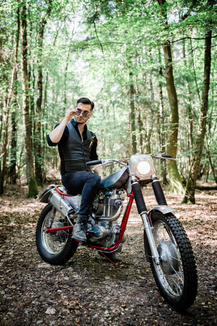 Stag Do Ideas Motorbike Becky Wright Wedding Photography