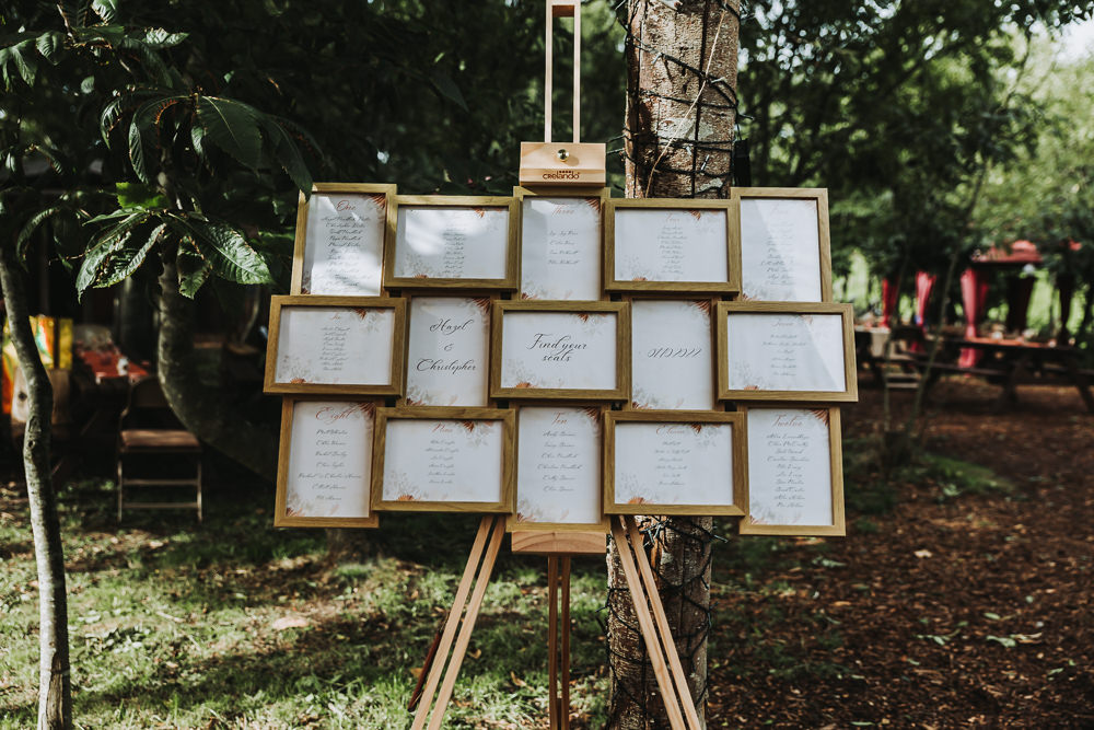 Frame Table Plan Yurt Village Wedding Mollie McAusland Photography