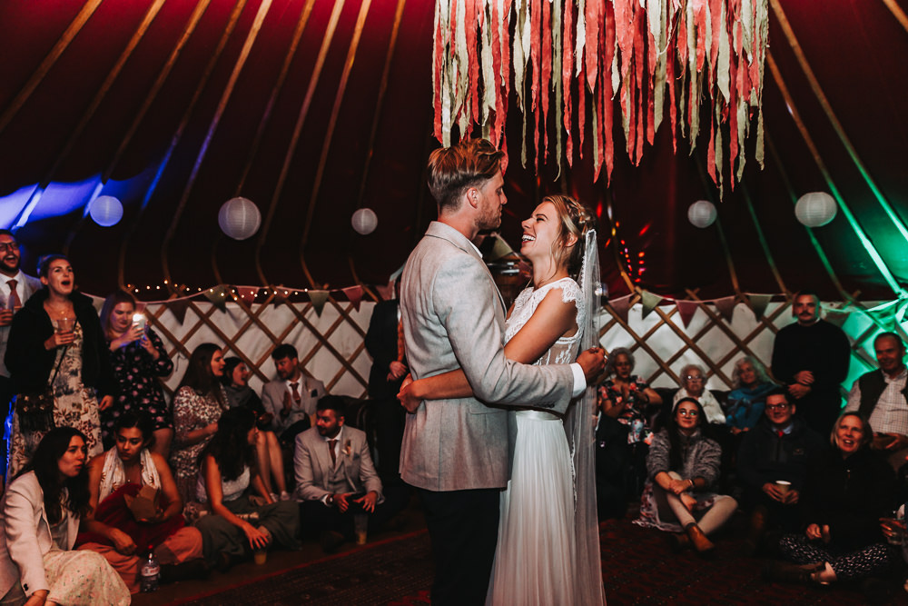 First Dance Yurt Village Wedding Mollie McAusland Photography