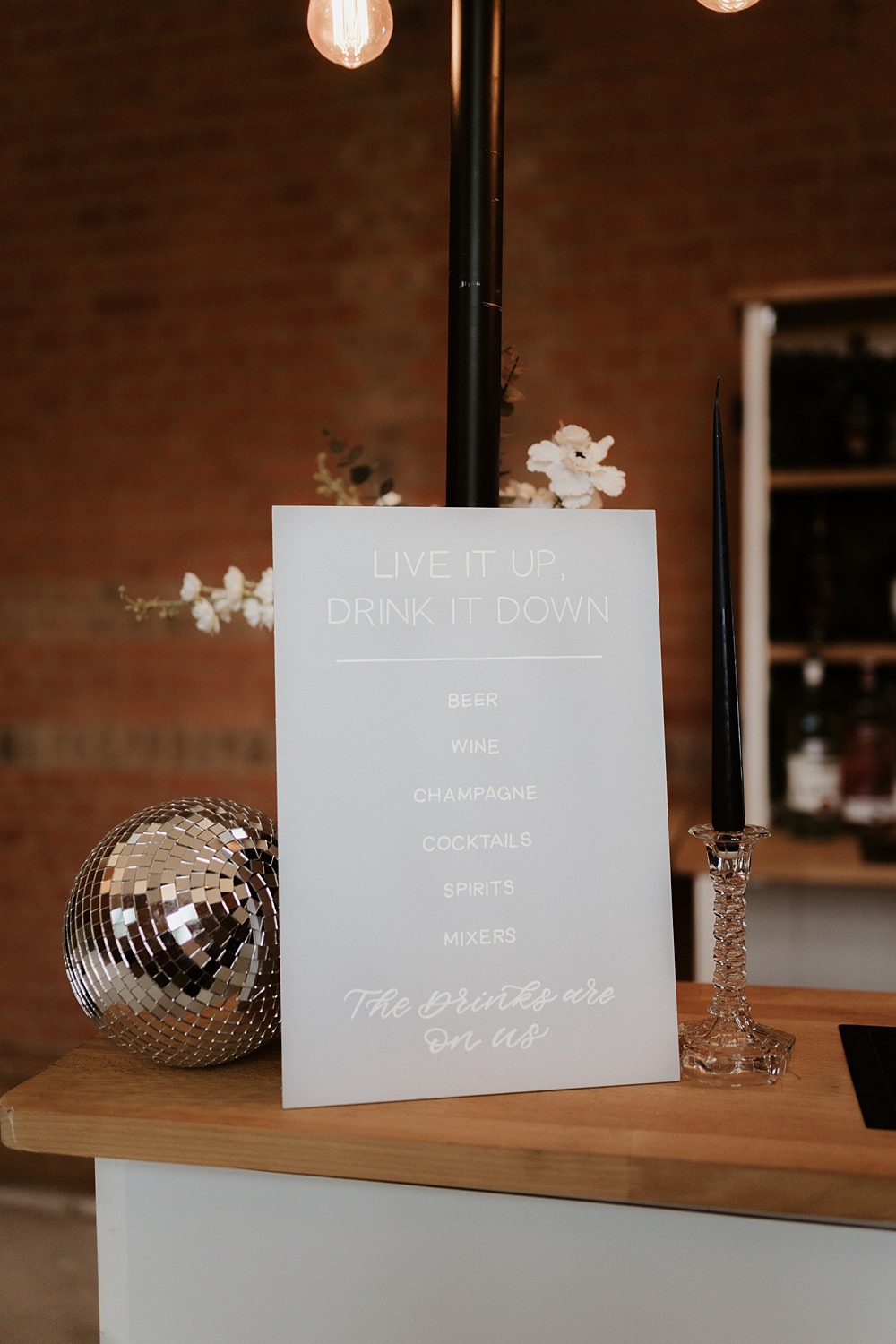 Photo Booth Camera Sign Drink Menu Sign Blue White Wedding Ideas Natalie Silvester Photography