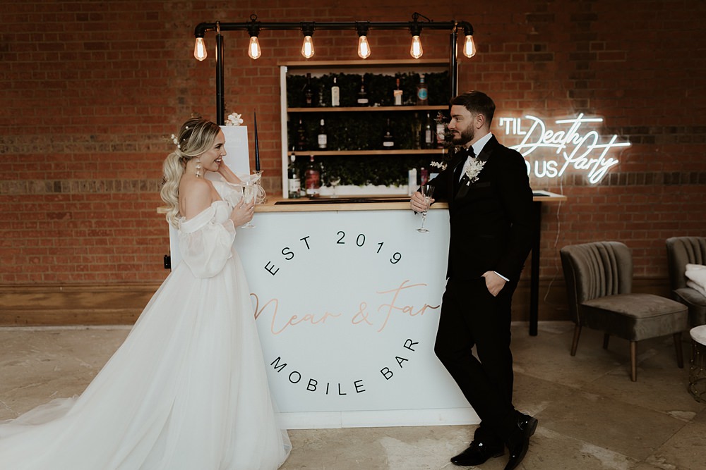 Cocktails Drinks Blue White Wedding Ideas Natalie Silvester Photography