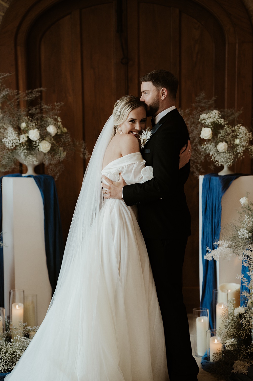 Blue White Wedding Ideas Natalie Silvester Photography