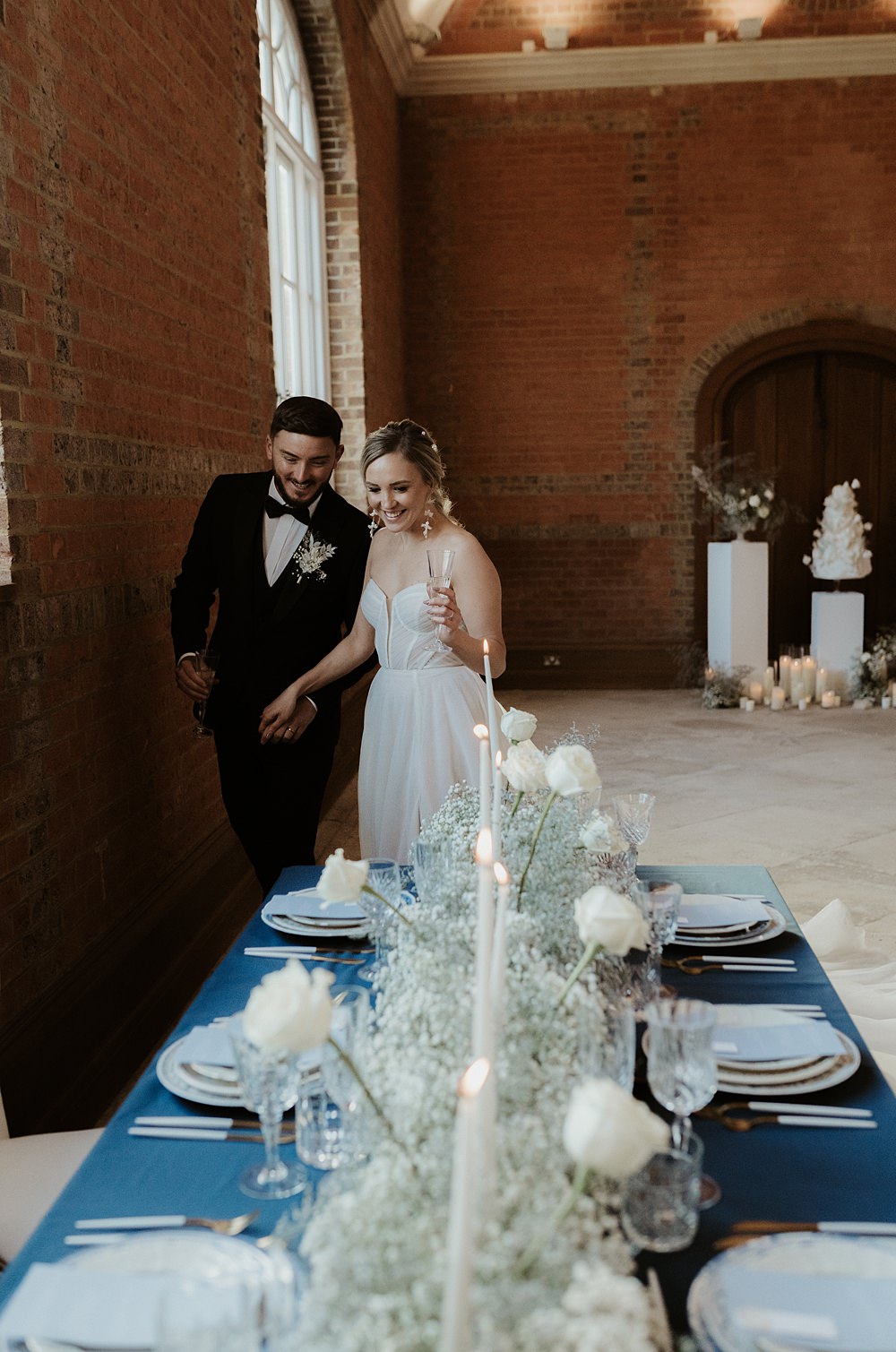 Blue White Wedding Ideas Natalie Silvester Photography