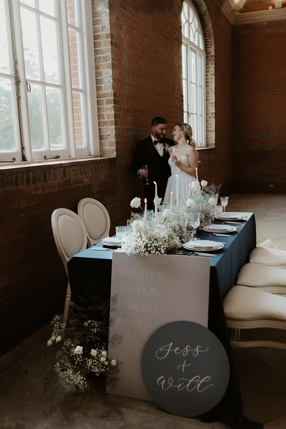 Blue White Wedding Ideas Natalie Silvester Photography
