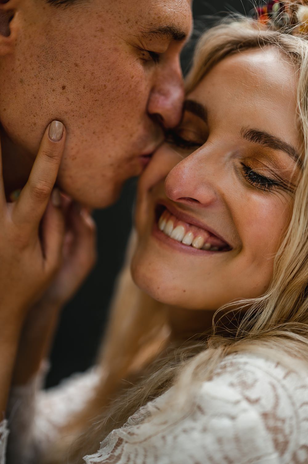 Bride Makeup Carreglwyd Estate Wedding Amy and Omid Photography