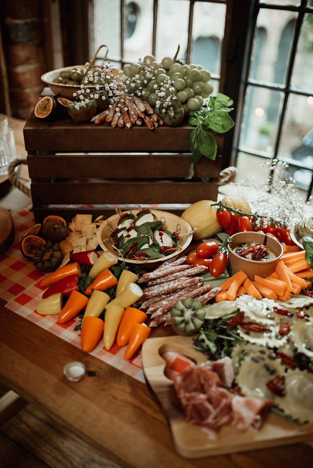 Grazing Board Food Platter Coach House Soughton Hall Wedding Ideas Sara Ribera Photography