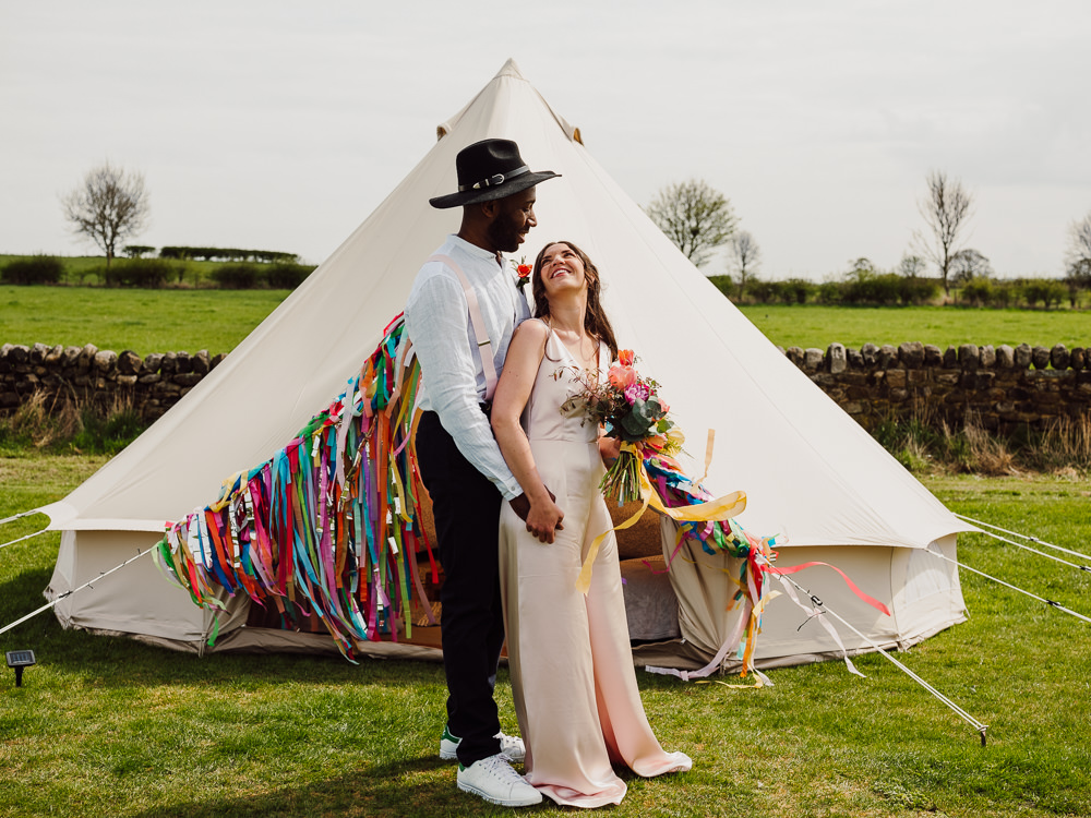 Festival Glamping Bell Tent Wedding Ideas Scott Carney Photography