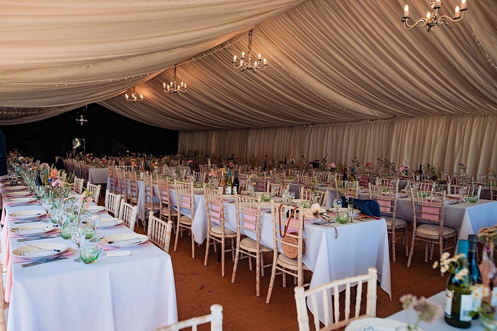 Marquee Reception Frickley Lake Wedding Natalia Case Photography
