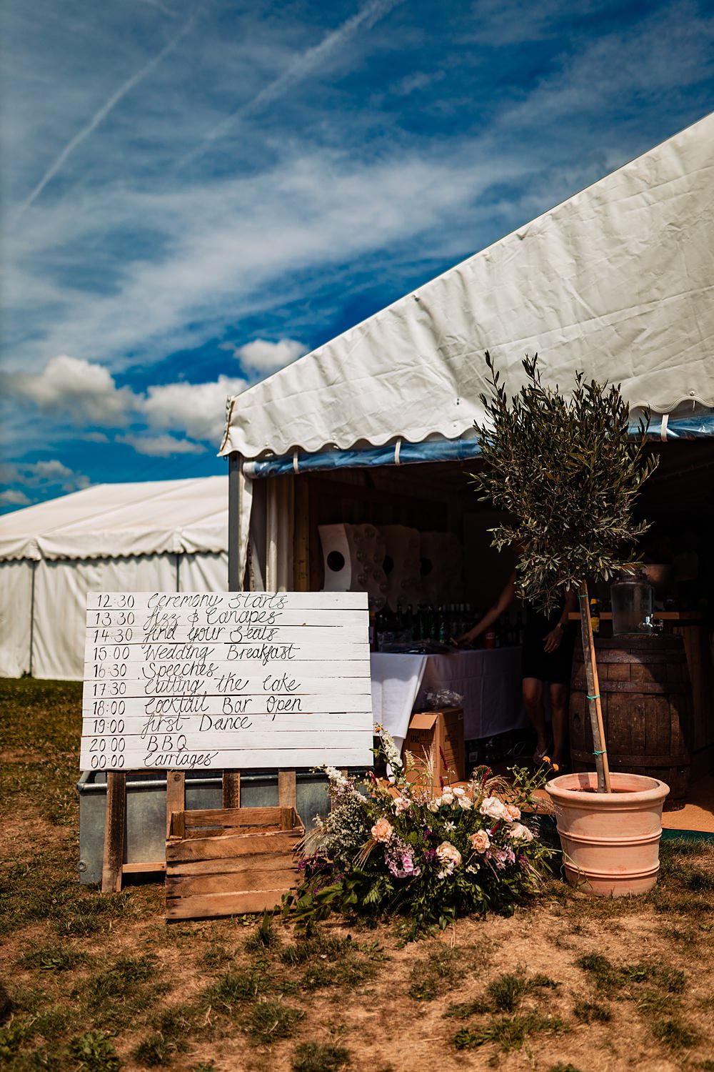 Wooden Painted Pallet Sign Order Frickley Lake Wedding Natalia Case Photography