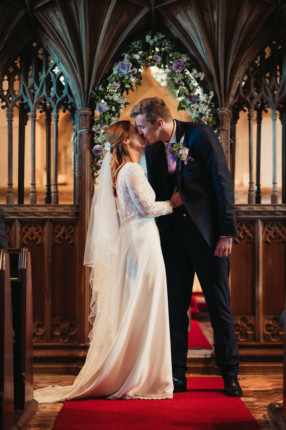 Church Arch Aisle Flowers Knowle Manor Wedding Wildly In Love