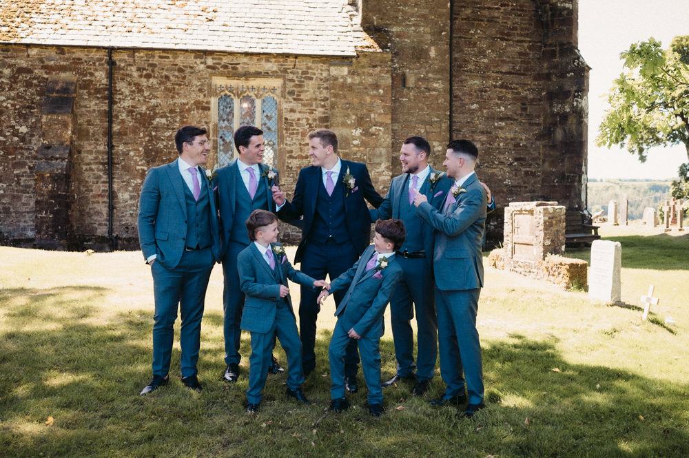 Groom Groomsmen Suits Knowle Manor Wedding Wildly In Love