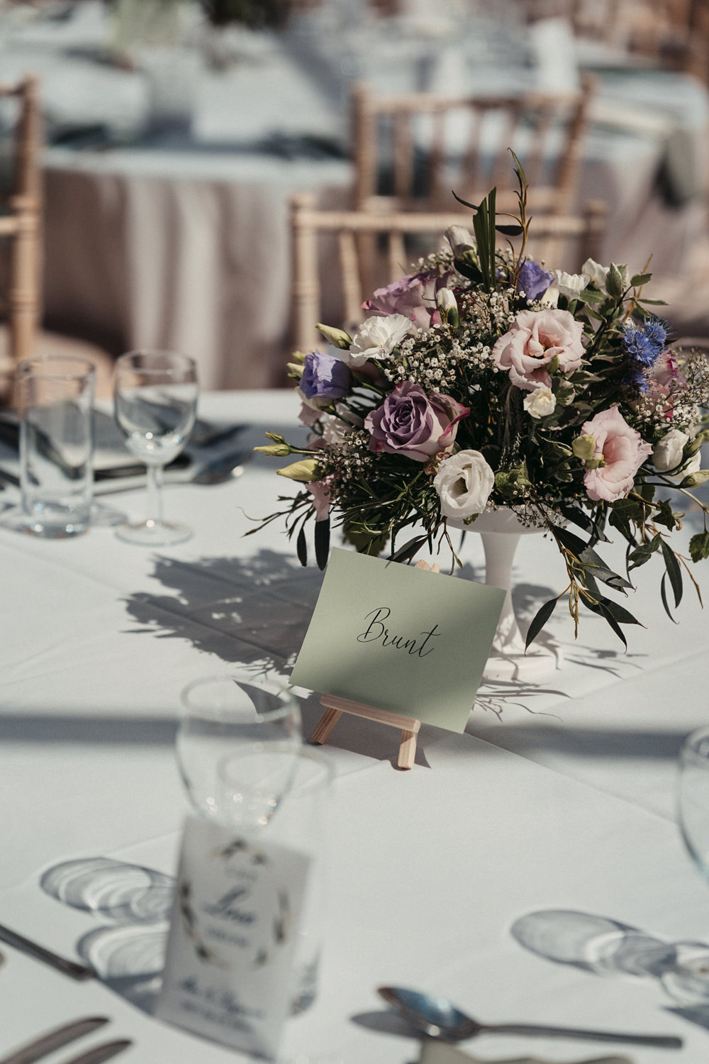 Centrepiece Flowers Lilac Greenery Knowle Manor Wedding Wildly In Love