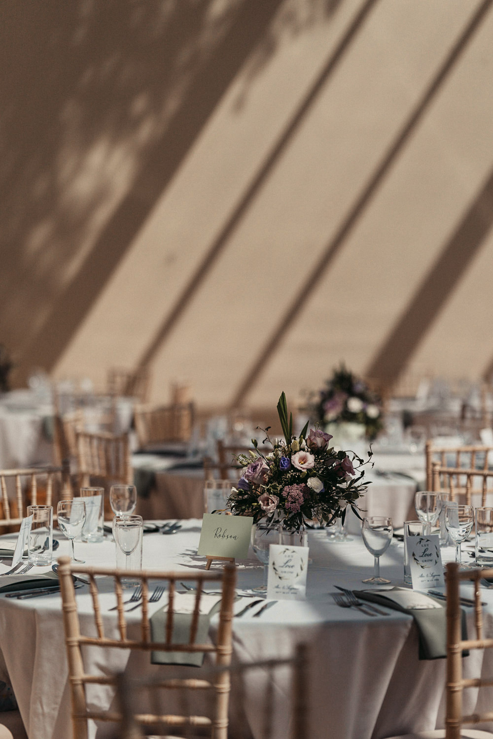 Round Tables Reception Knowle Manor Wedding Wildly In Love