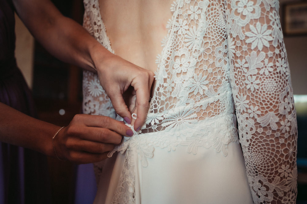 Bride Dress Lace Long Sleeves Flower Knowle Manor Wedding Wildly In Love