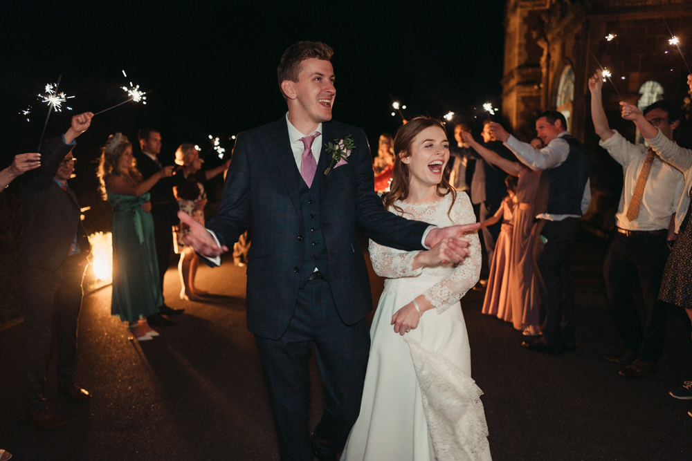 Sparklers Knowle Manor Wedding Wildly In Love
