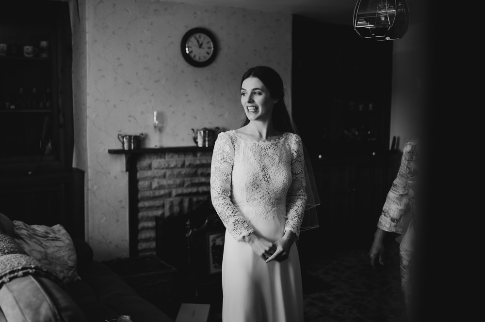 Bride Dress Lace Long Sleeves Flower Knowle Manor Wedding Wildly In Love