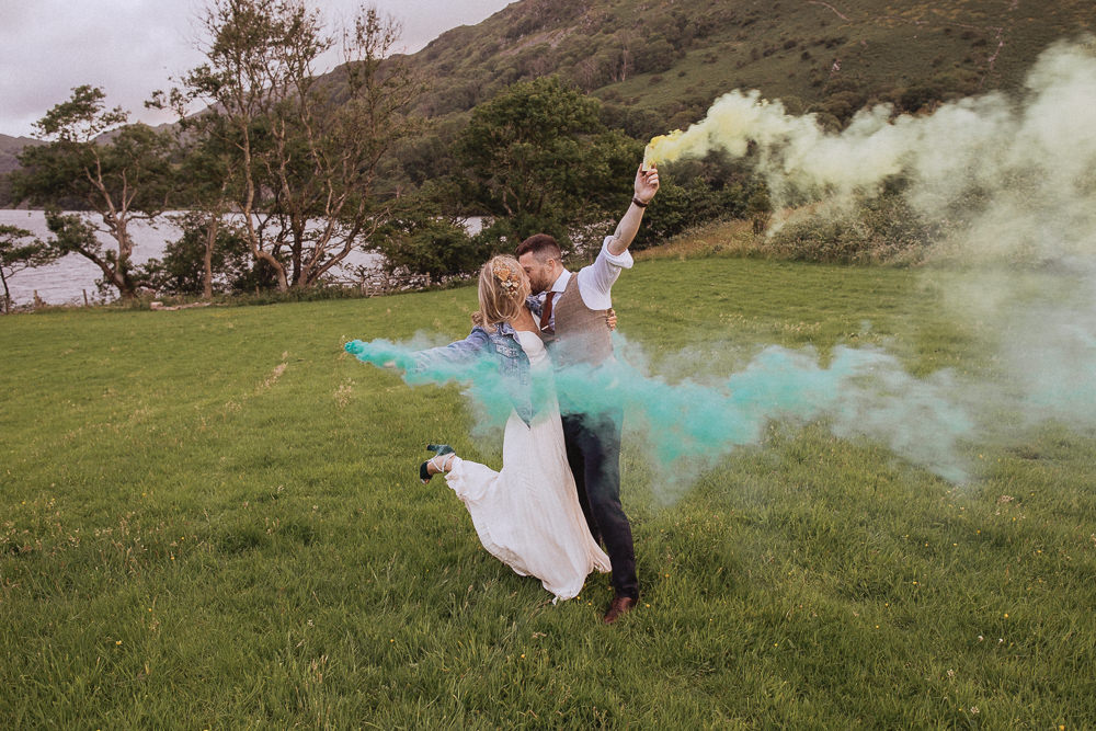 Llyn Gwynant Barns Wedding Fox and Bear Photography