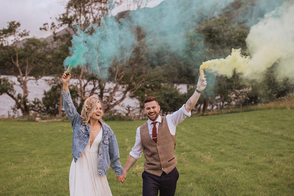 Llyn Gwynant Barns Wedding Fox and Bear Photography