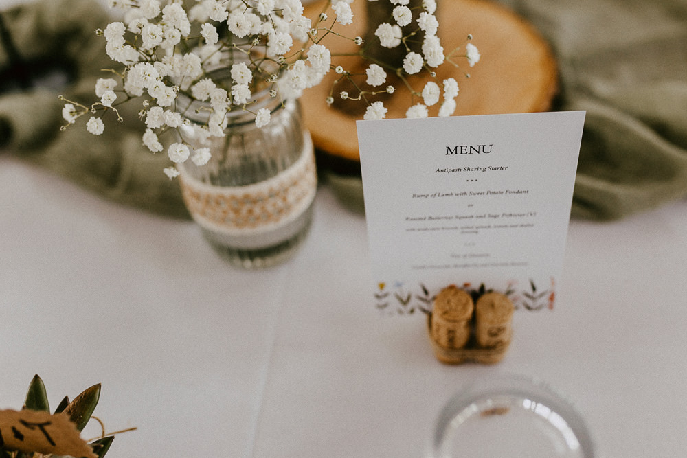 Oddhouse Farm Wedding Anna Rose Heaton Photography Menu Sign