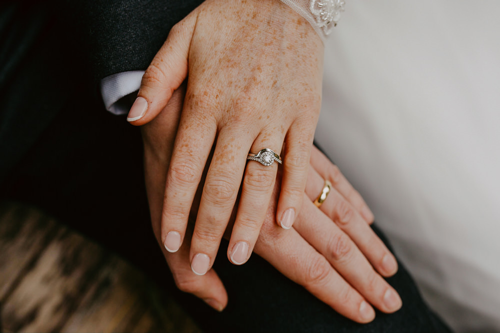 Rings Bands Bridal Nails Oddhouse Farm Wedding Anna Rose Heaton Photography