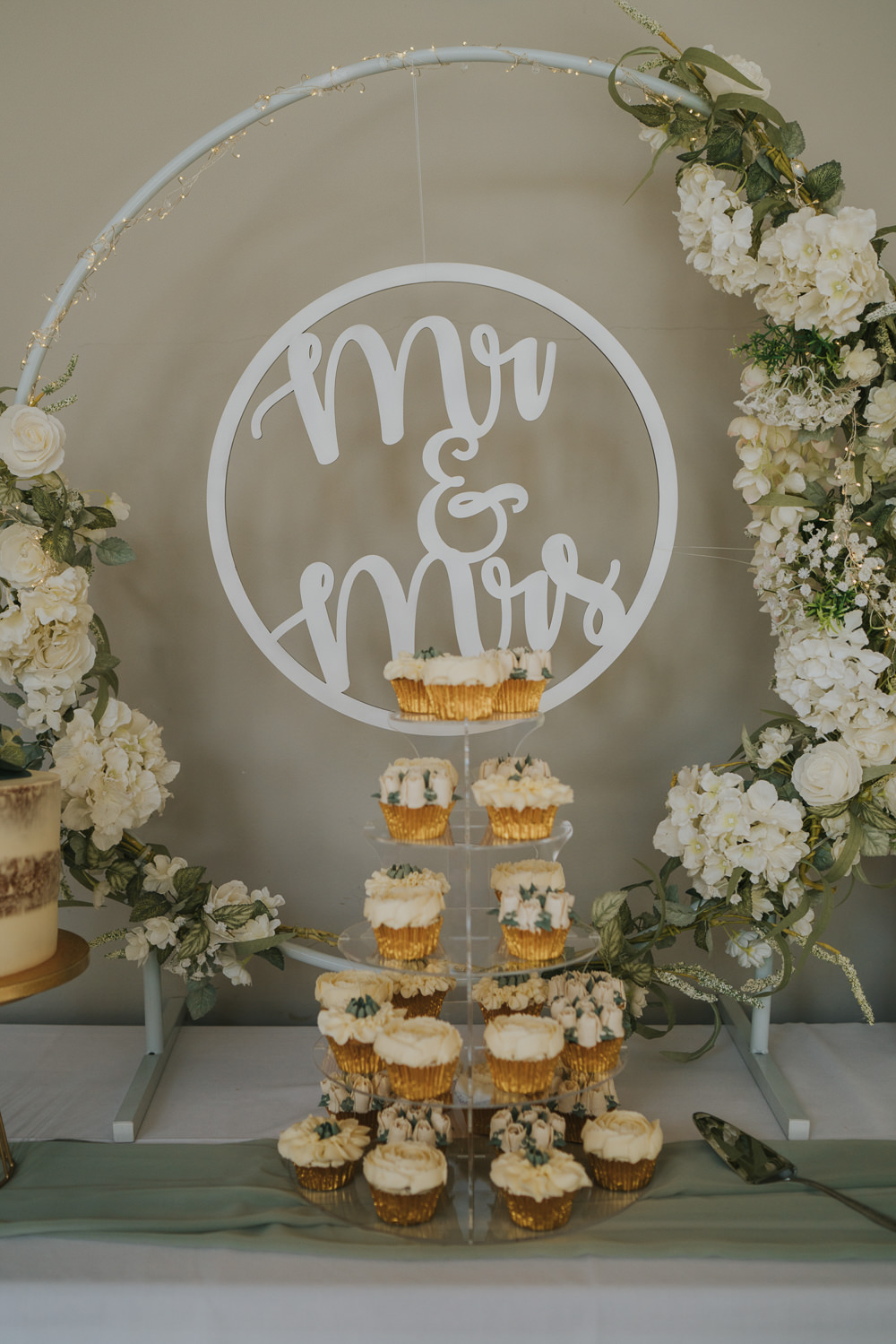 Cupcake Tower Orangery Mount Edgcumbe Wedding Grace Elizabeth Photography