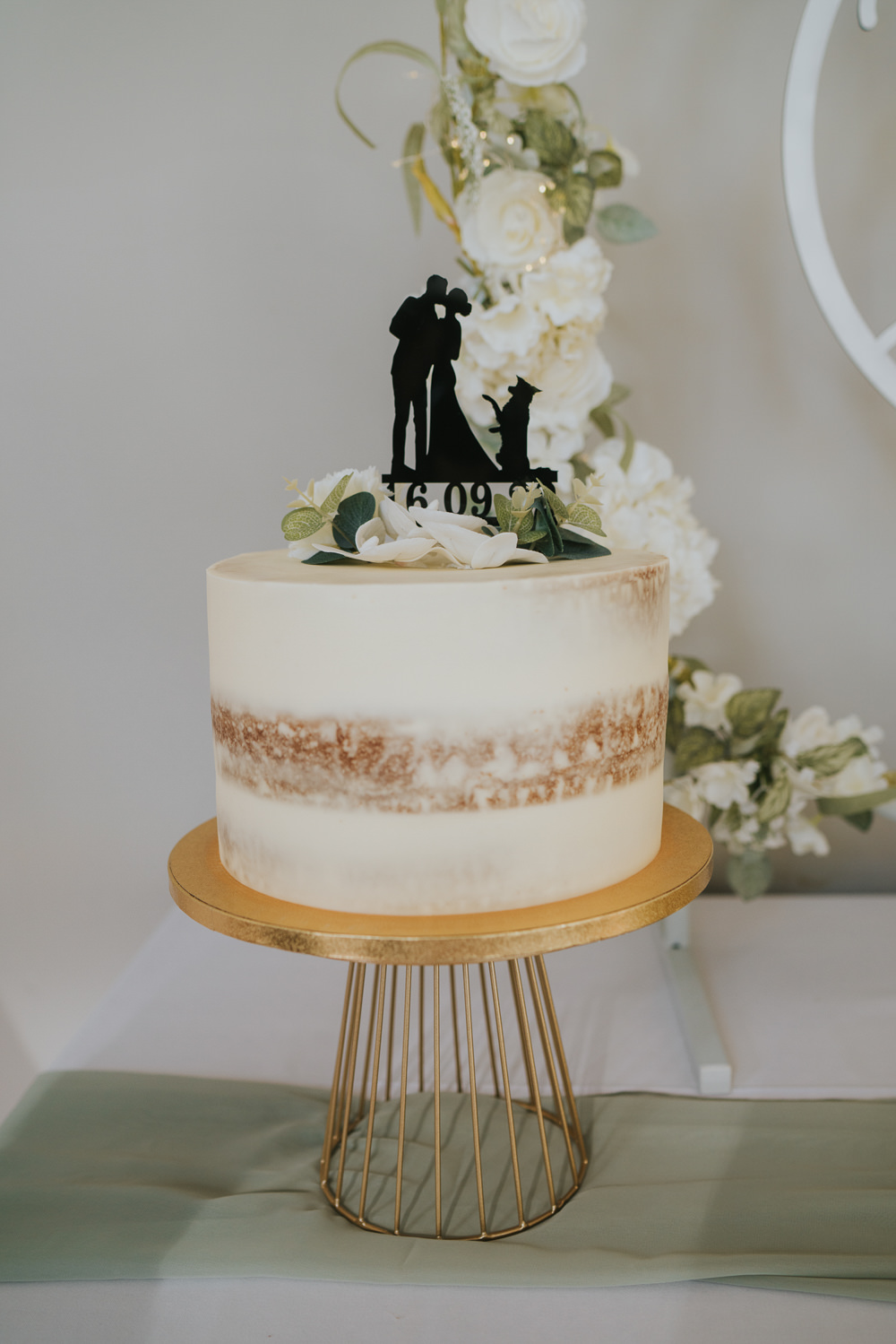 Semi Naked Cake Topper Orangery Mount Edgcumbe Wedding Grace Elizabeth Photography
