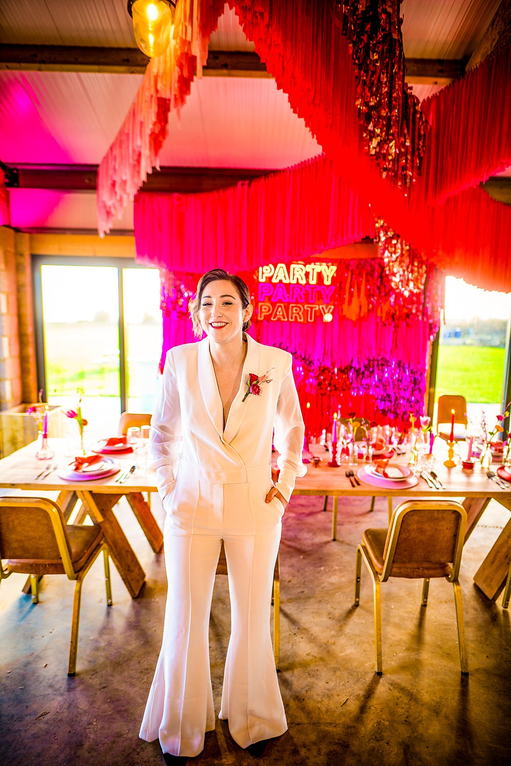 Bride Jumpsuit Suit WedShed Wedding Ideas Photography By Vicki