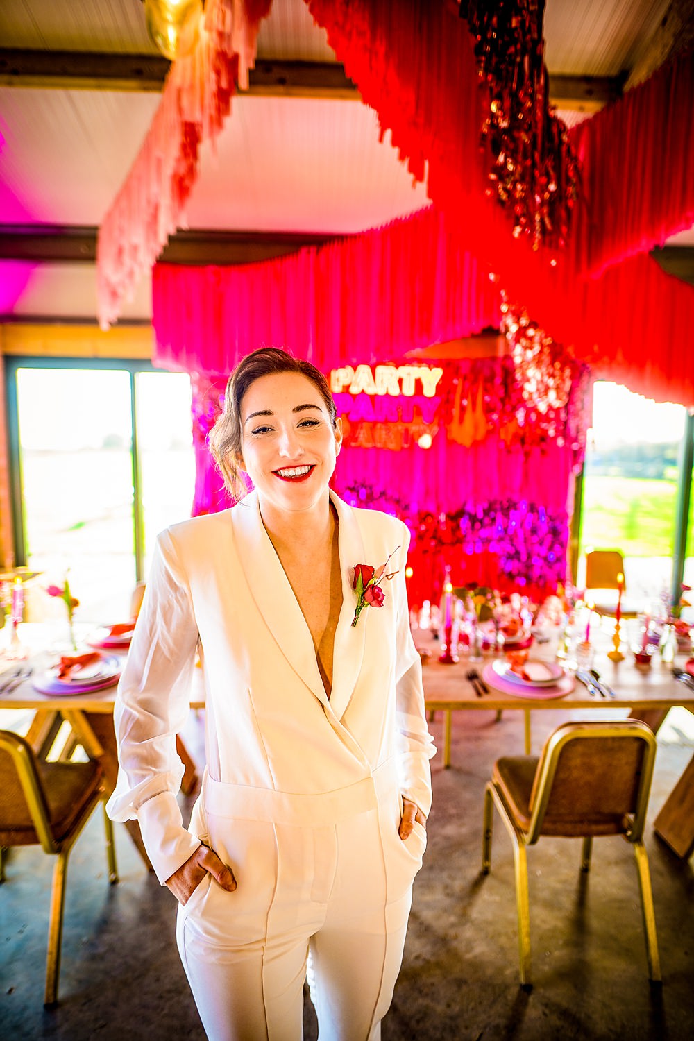 Bride Jumpsuit Suit WedShed Wedding Ideas Photography By Vicki