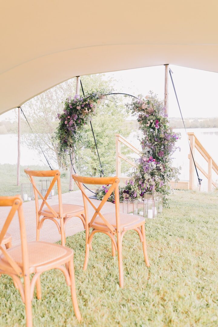 Wedding Aisle Decor Ideas Moongate Flower Arch Love and Life Studio