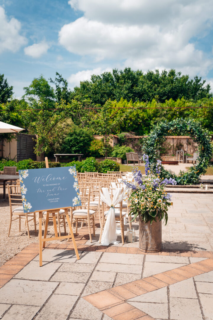 Wedding Aisle Decor Sign Idea Emily Collett Photography