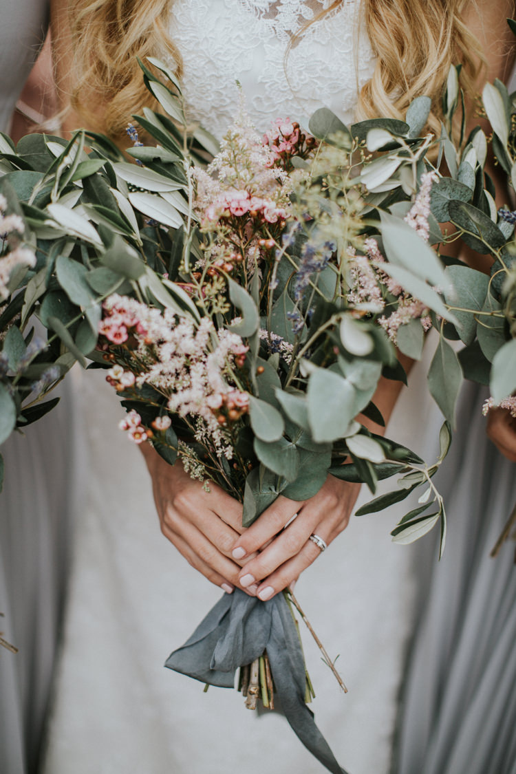 Wild Eucalyptus Wedding Bouquet Idea Natalie Pluck