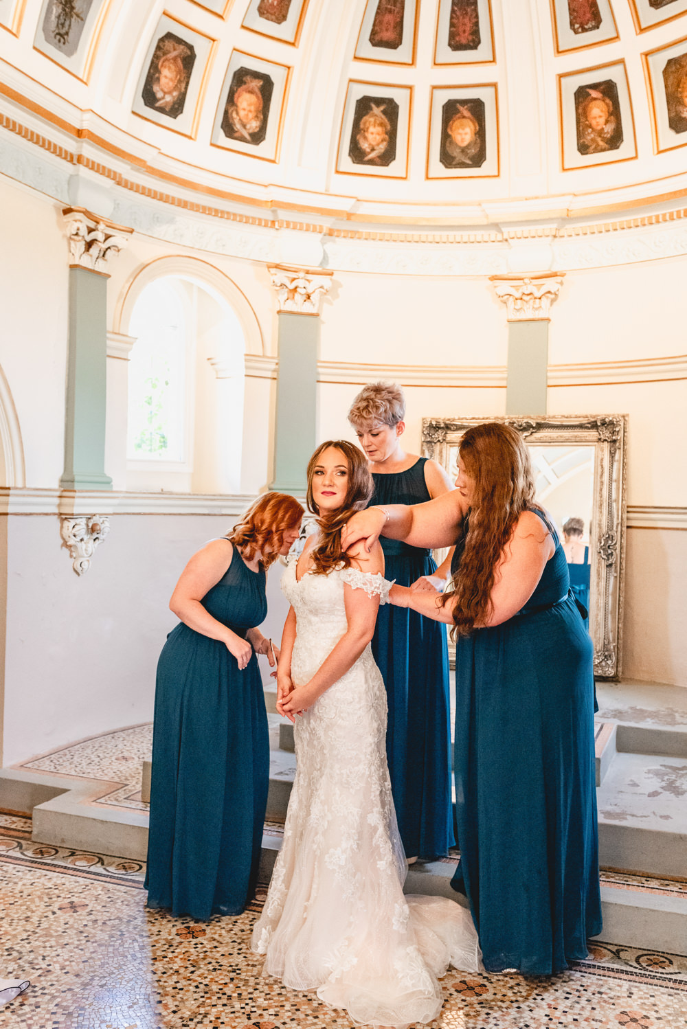 Dress Gown Bride Bridal Lace Woodlands Hothorpe Wedding Lisa Carpenter Photography