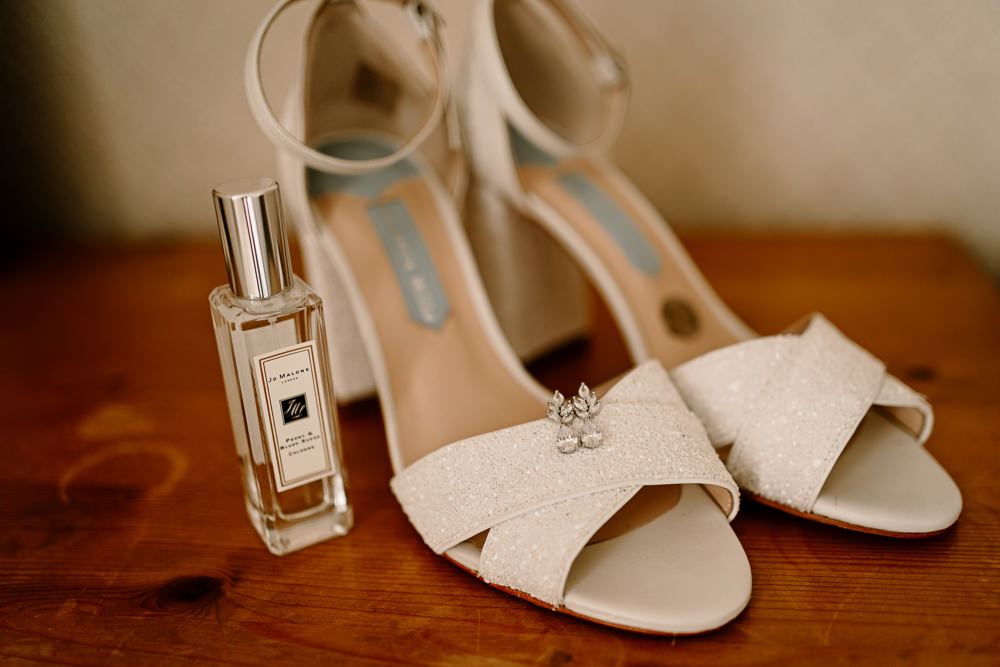 Woolas Barn Wedding Hayley Baxter Photography Shoes Perfume