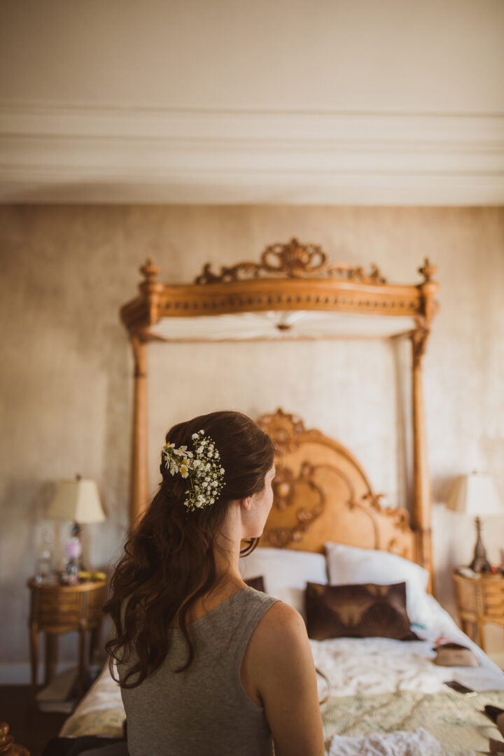 Bridesmaid Hairstyle Flower Accessory The Springles
