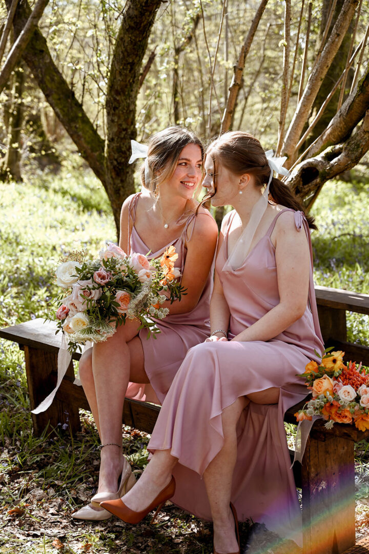 Bridesmaid Hairstyles Ponytail Ribbon Emily Montay