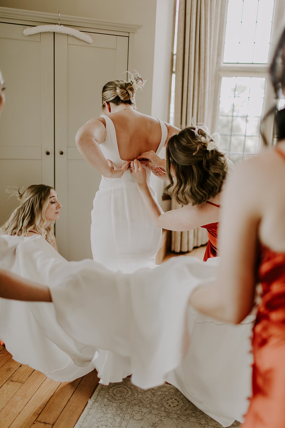 Burnt Orange Wedding Sian Hall Photography