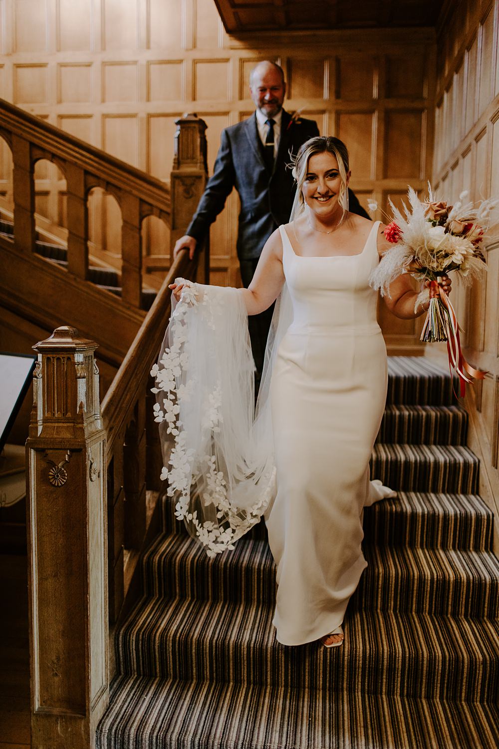 Burnt Orange Wedding Sian Hall Photography