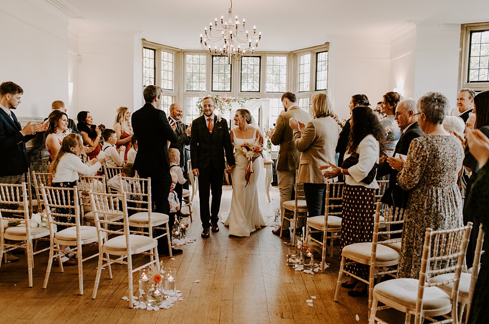 Burnt Orange Wedding Sian Hall Photography