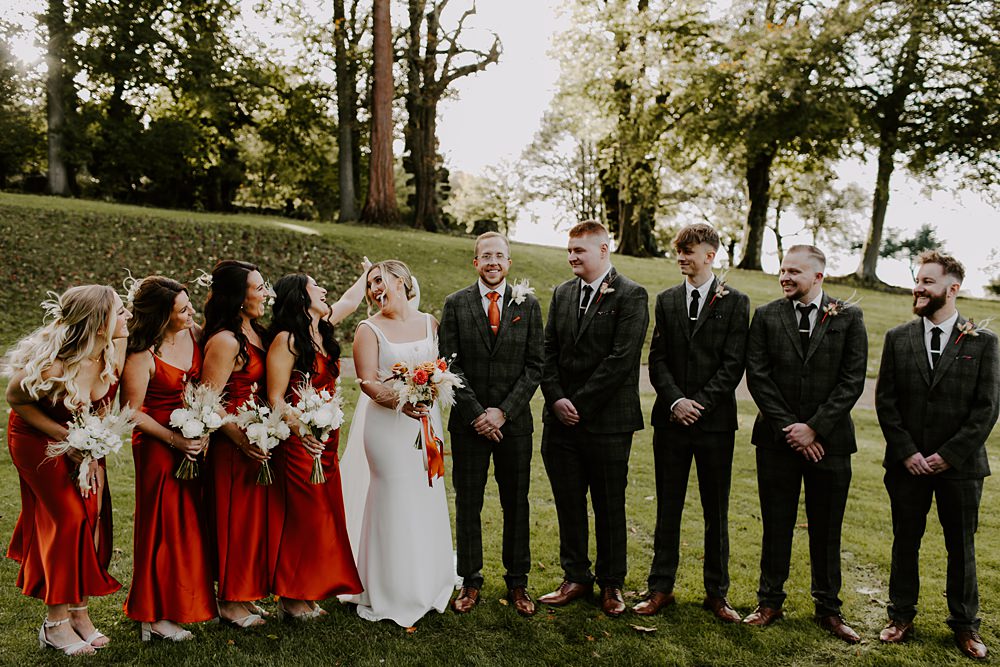 Burnt Orange Wedding Sian Hall Photography