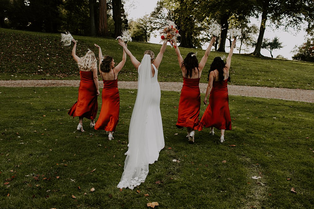 Burnt Orange Wedding Sian Hall Photography