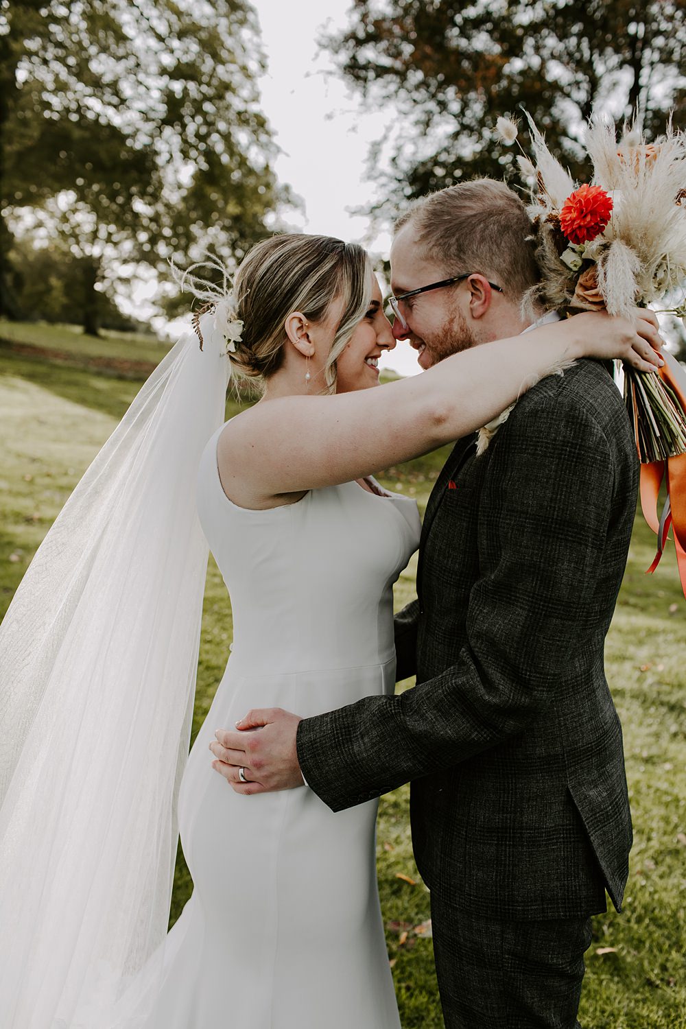 Burnt Orange Wedding Sian Hall Photography
