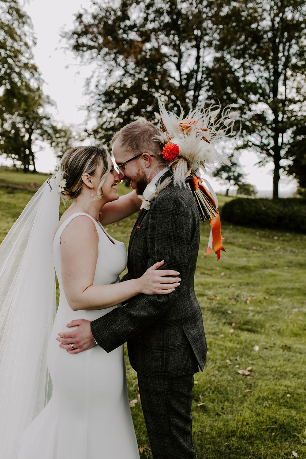 Burnt Orange Wedding Sian Hall Photography