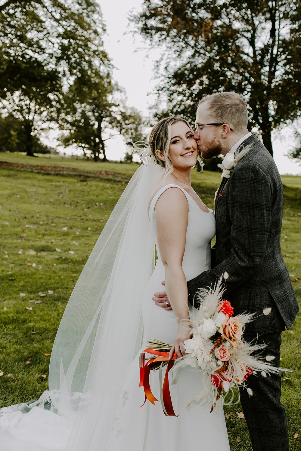 Burnt Orange Wedding Sian Hall Photography